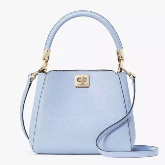 Kate Spade Phoebe Crossbody top handle  in Northstar blue small - Picture 1 of 11